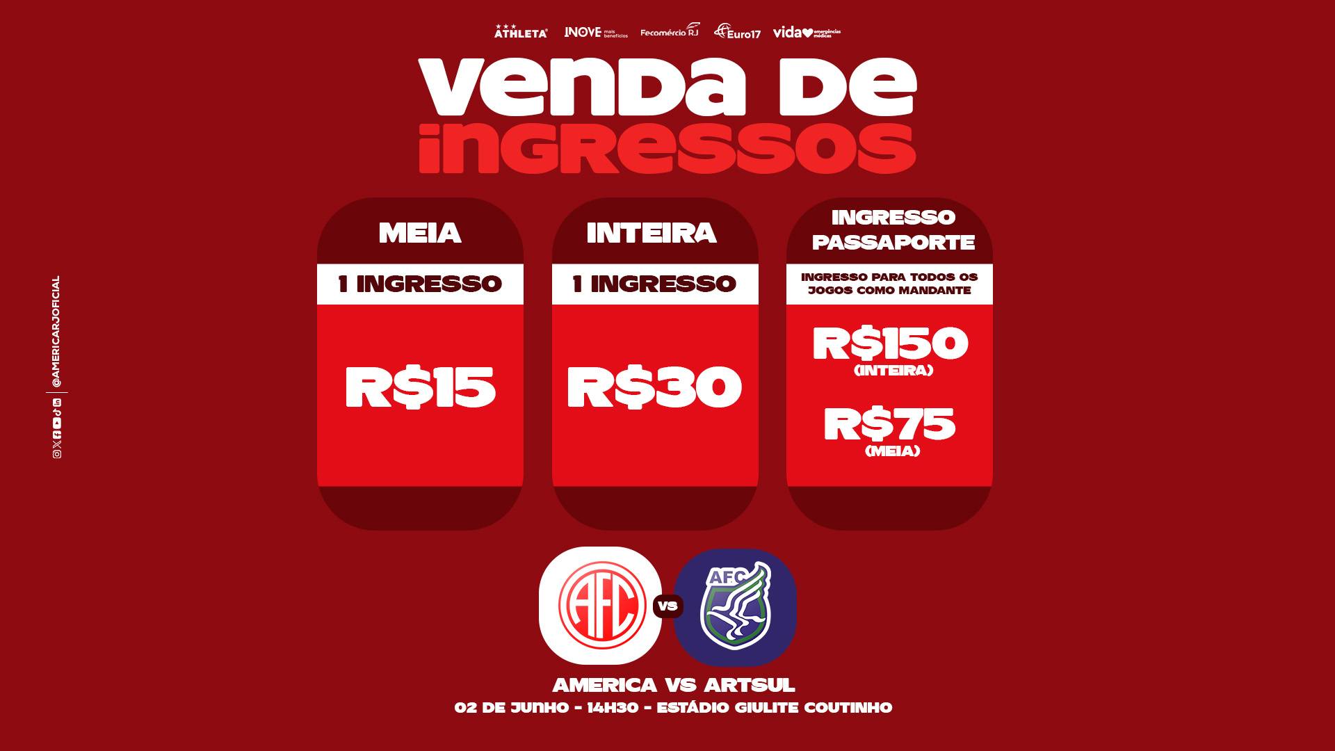 Ingressos à venda