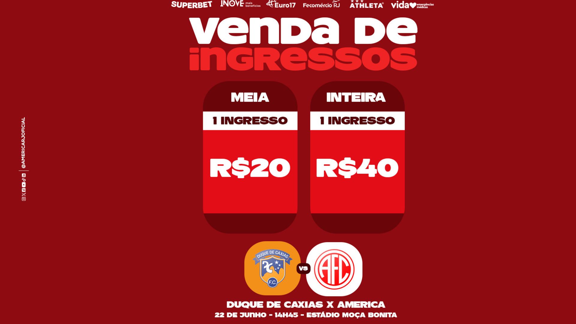 Ingressos à venda