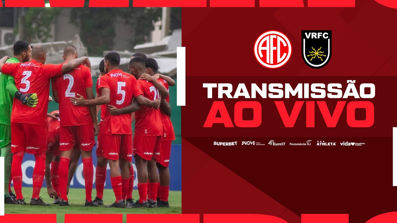 AO VIVO E COM IMAGENS: AMERICA x VOLTA REDONDA - COPA RIO - 2ª FASE (IDA)