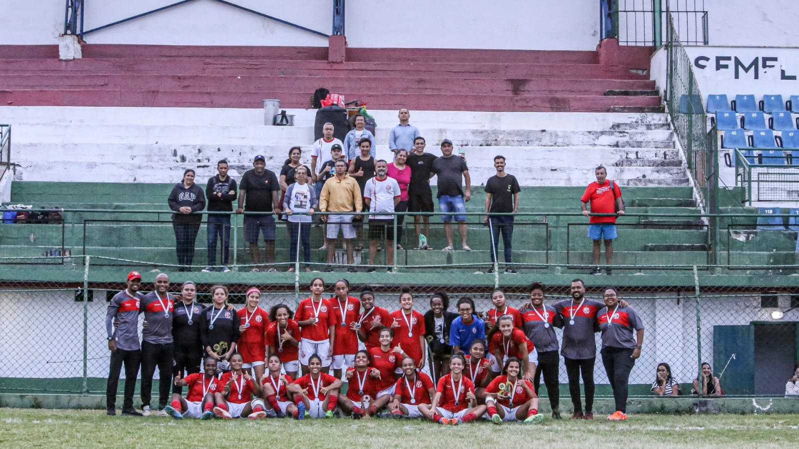 Futebol feminino do America se garante como força na modalidade. Foto: João Carlos Gomes/AFC