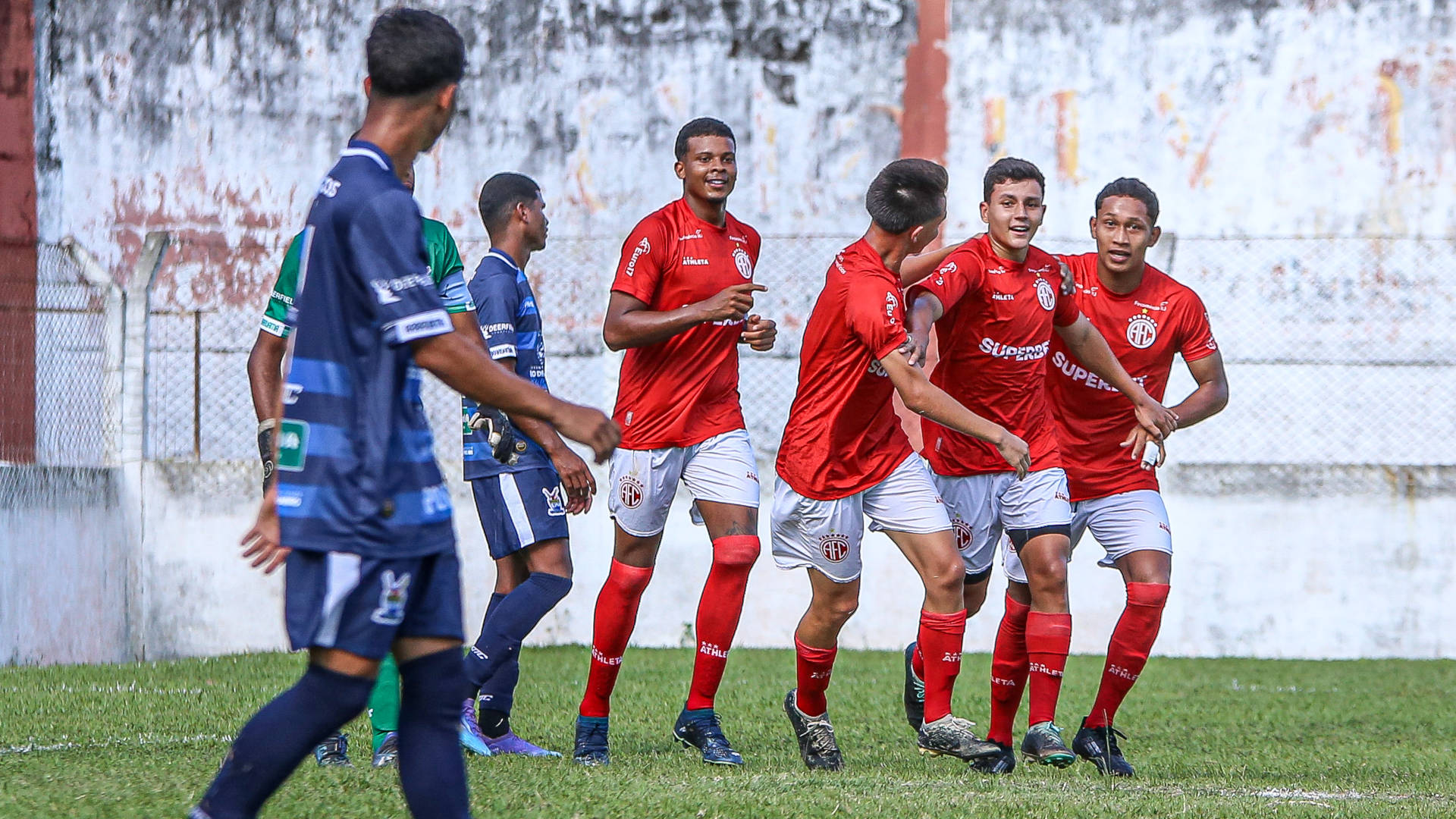 Kauê fez o primeiro gol e teve participação no segundo. Foto: Joao Carlos Gomes/AFC